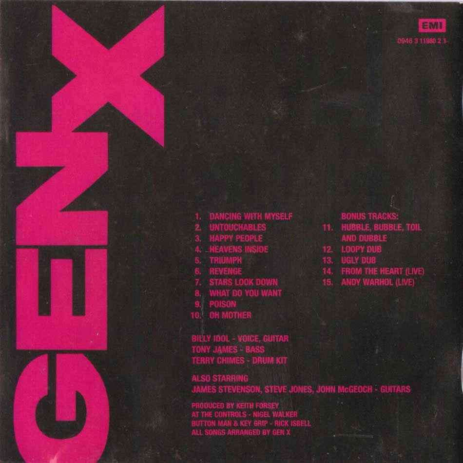 Gen X - Kiss Me Deadly - UK CD 2005 (EMI - 0946 3 11980 2 1) 